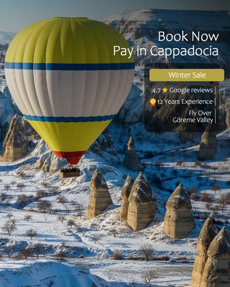 Hot air balloon ride in Cappadocia at sunrise – updated prices 2026 and booking options