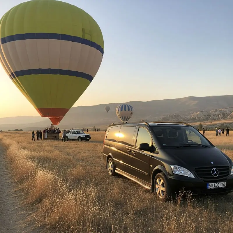 Hotel transfer included in Cappadocia balloon tour price